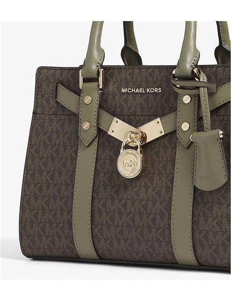 green michael kors purse